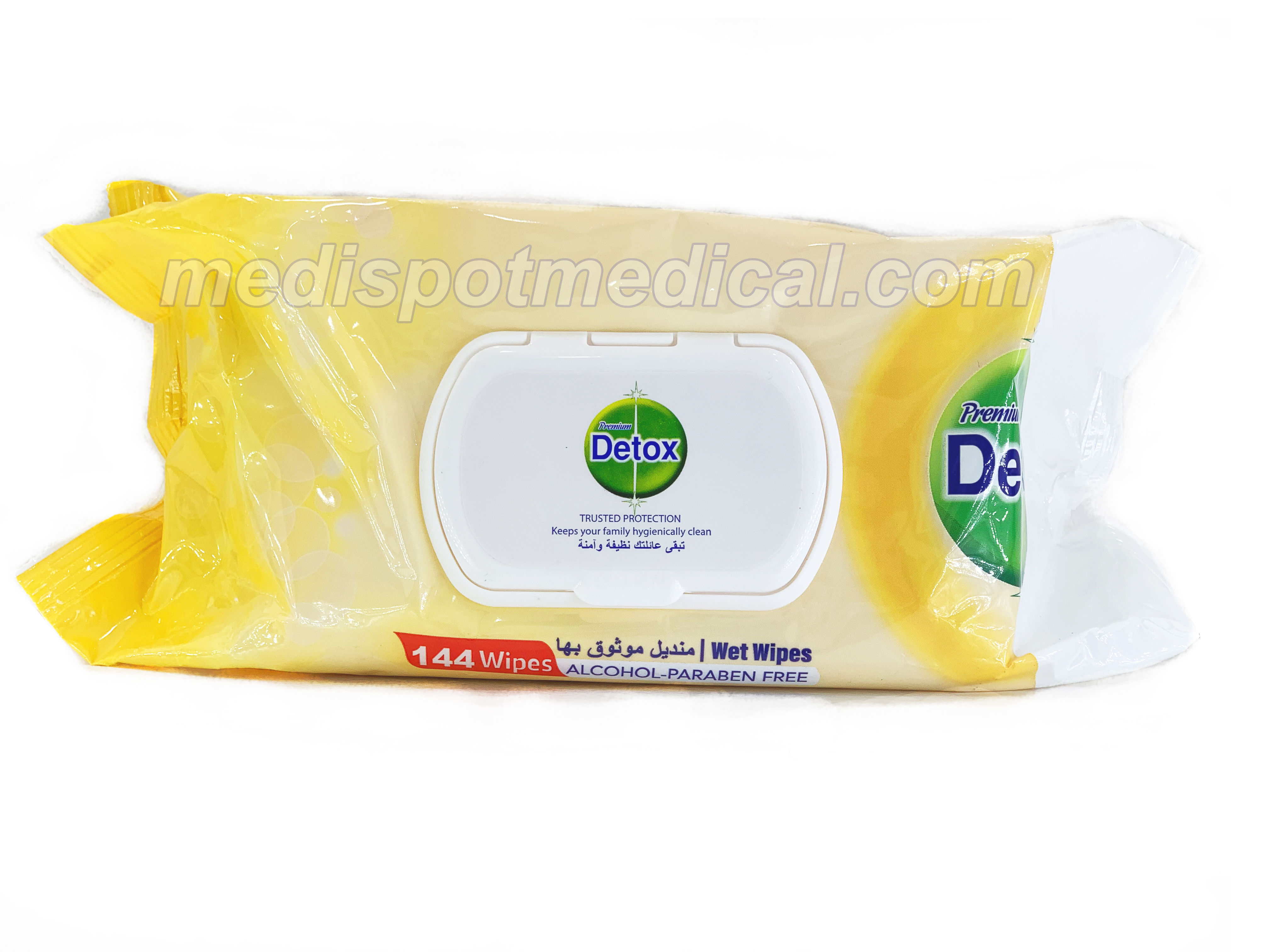 DETOX ALCOHOL PARABEN FREE WIPES