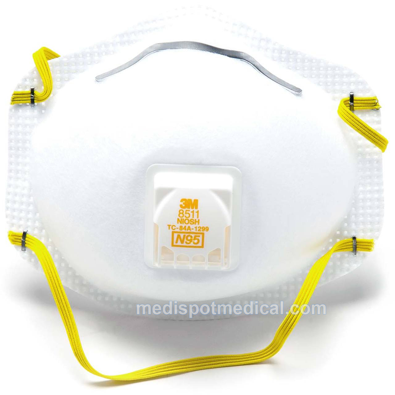 3M 8511 Particulate Respirator / Dust Mask N95 with Cool Flow Valve