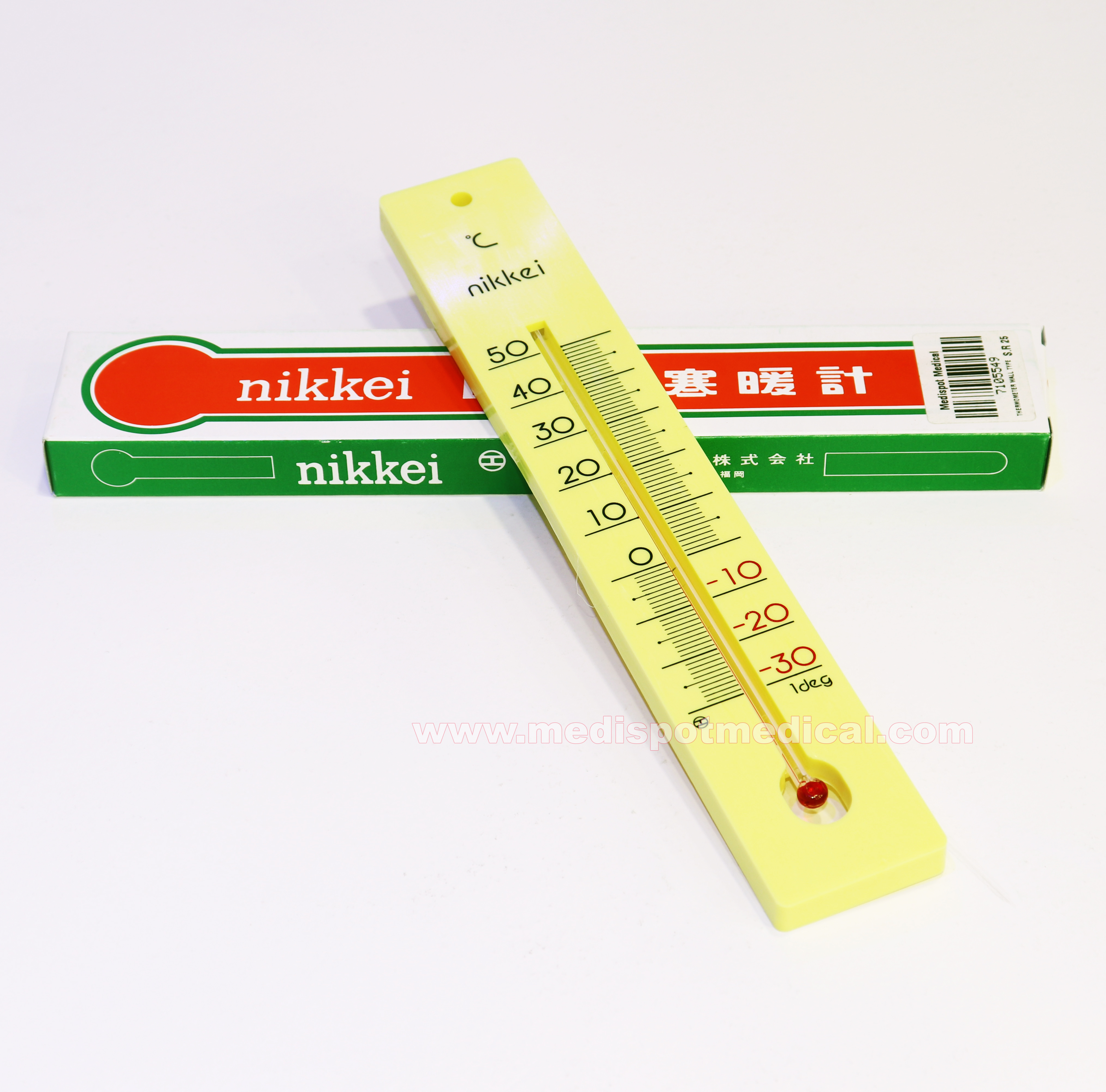 ميزان حرارة الجو زئبقي للغرف                                   Plastic Mercury Temperature Scale