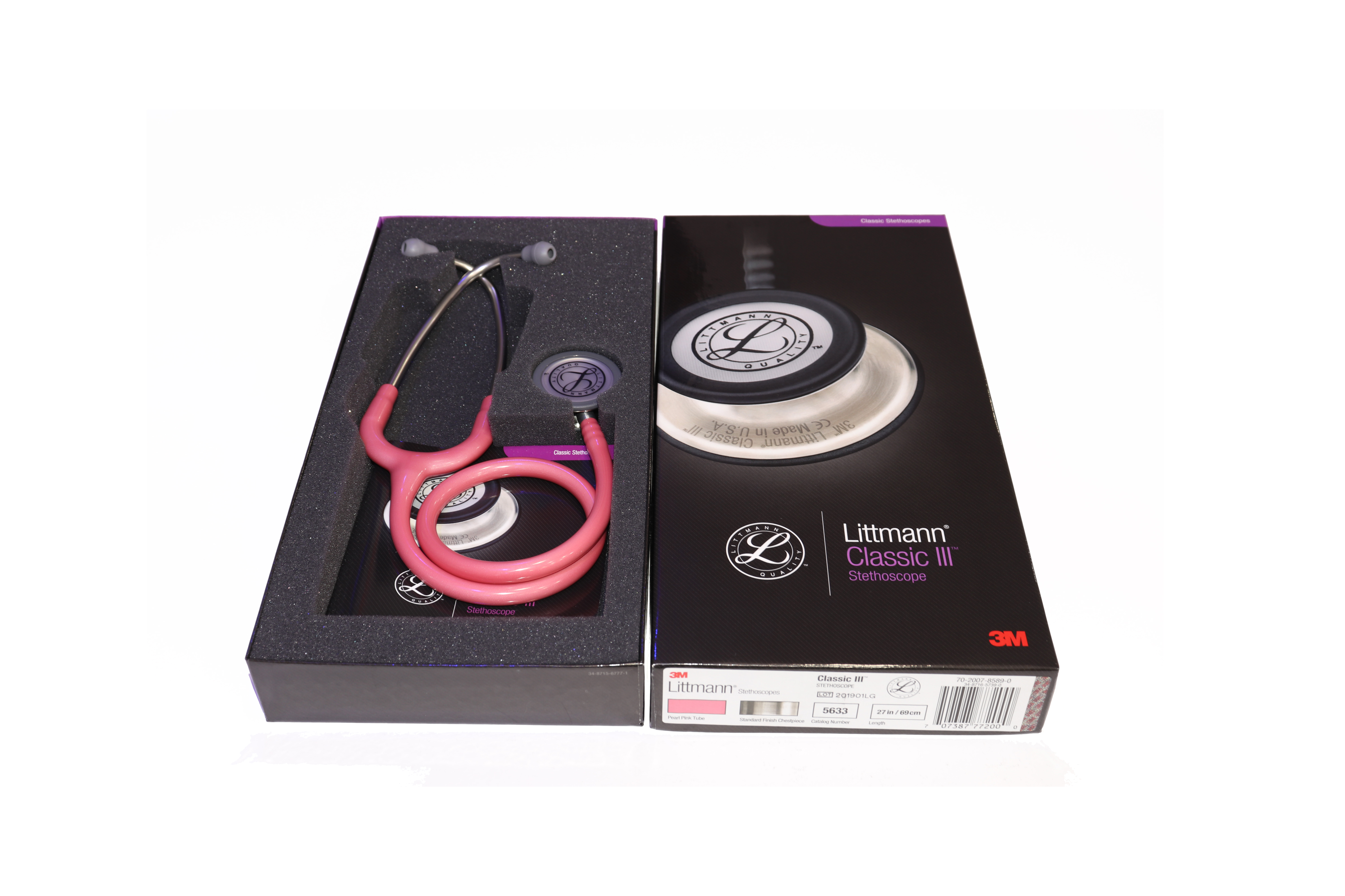 سماعة طبيب ليتمان زهري لؤلوي كلاسيك 3M -5633