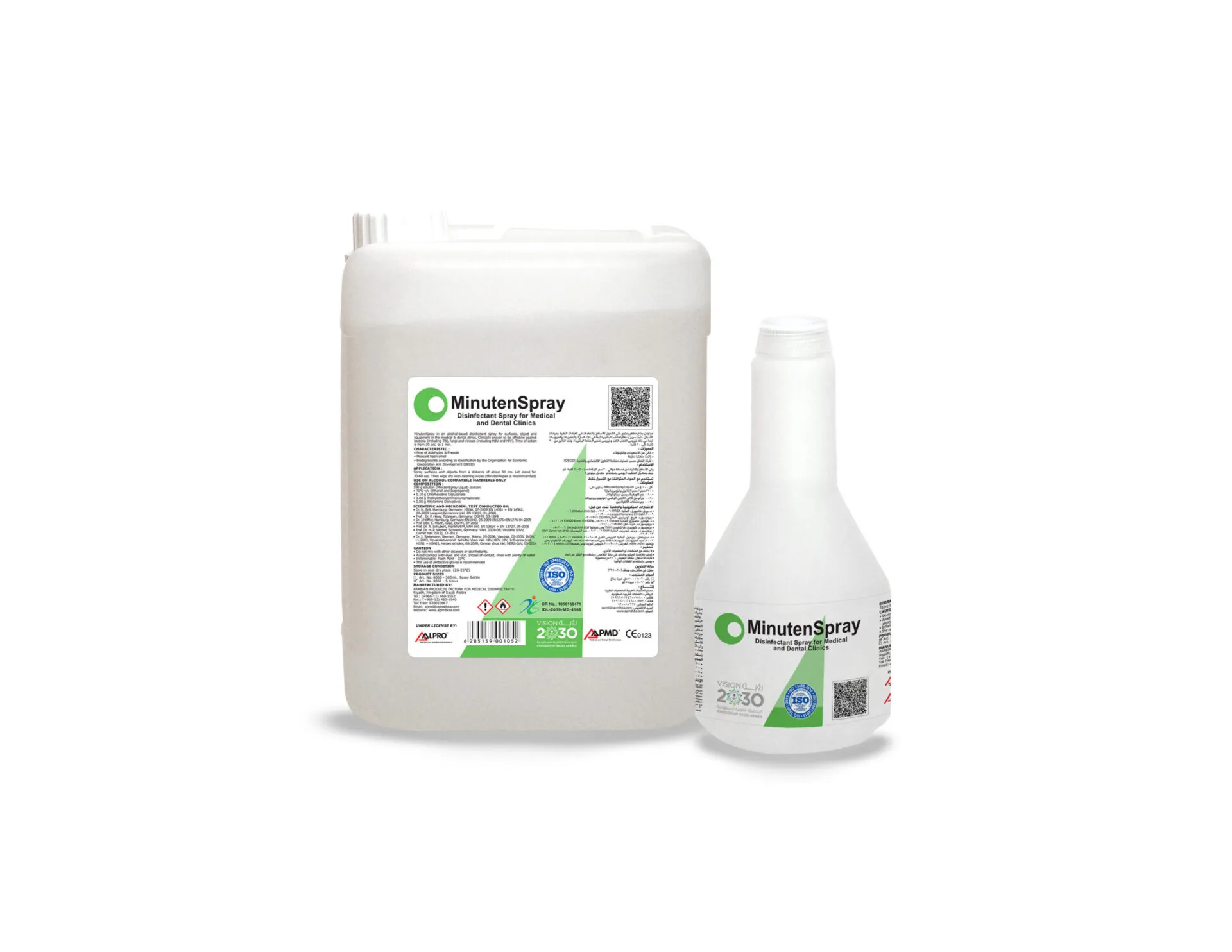 PMD Minuten  5 Liter  ALCOHOLIC SPRAYS