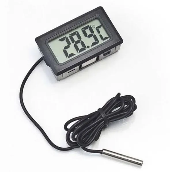 Digital LCD Temperature Thermometer with Sensor Fridge Thermometer