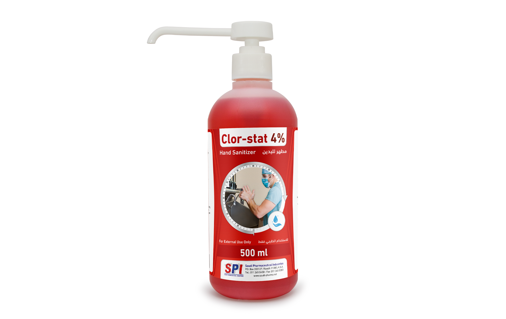 SPI Clor Stat 4% Solution 500ml