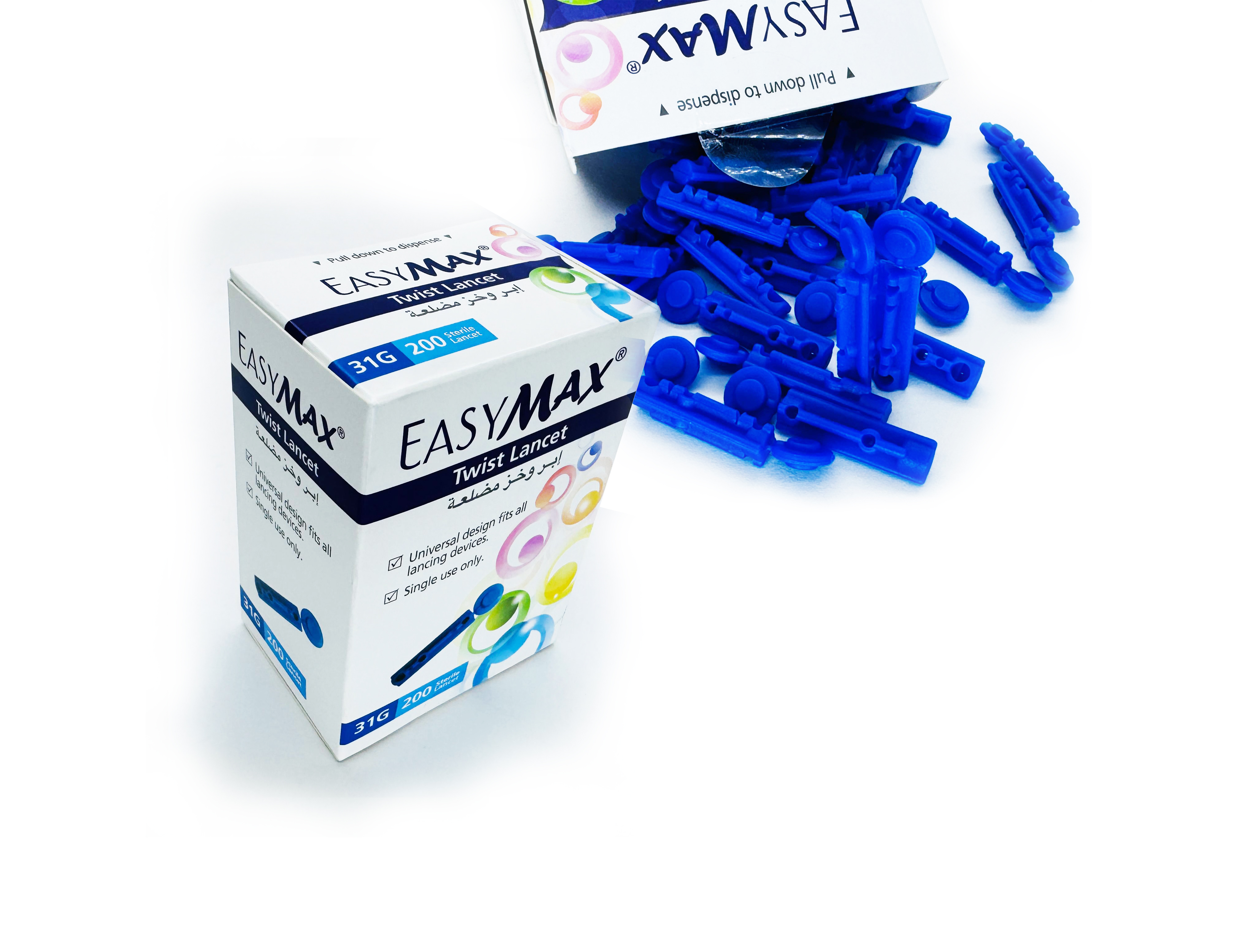 Easymax twist lancets 31G 200 Lancet