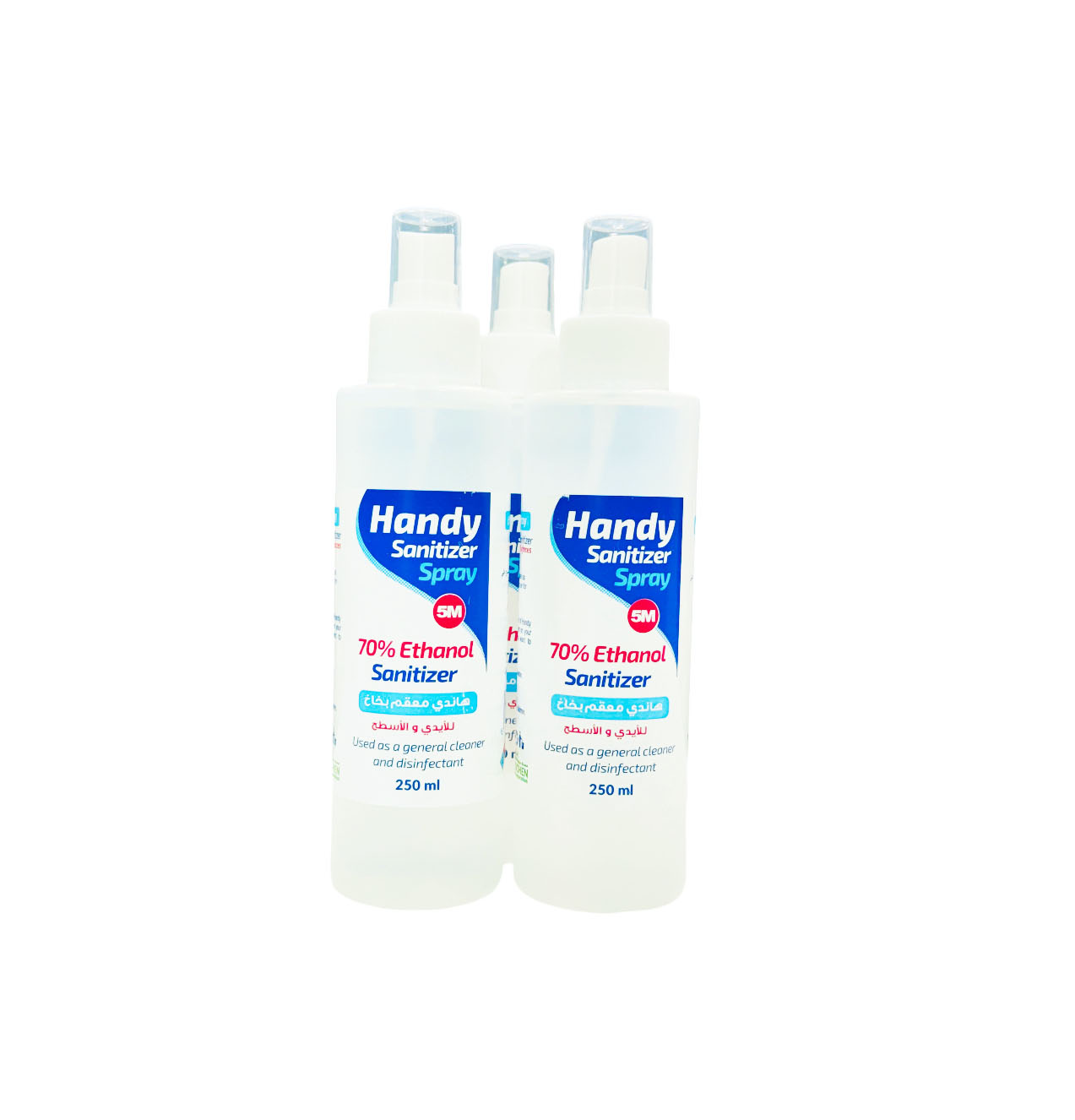 5M Handy Sanitizer Spry 250ml 70% Ethanol