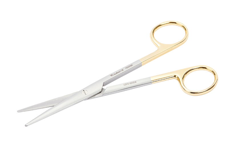 Surgical Standard scissors Gold handles