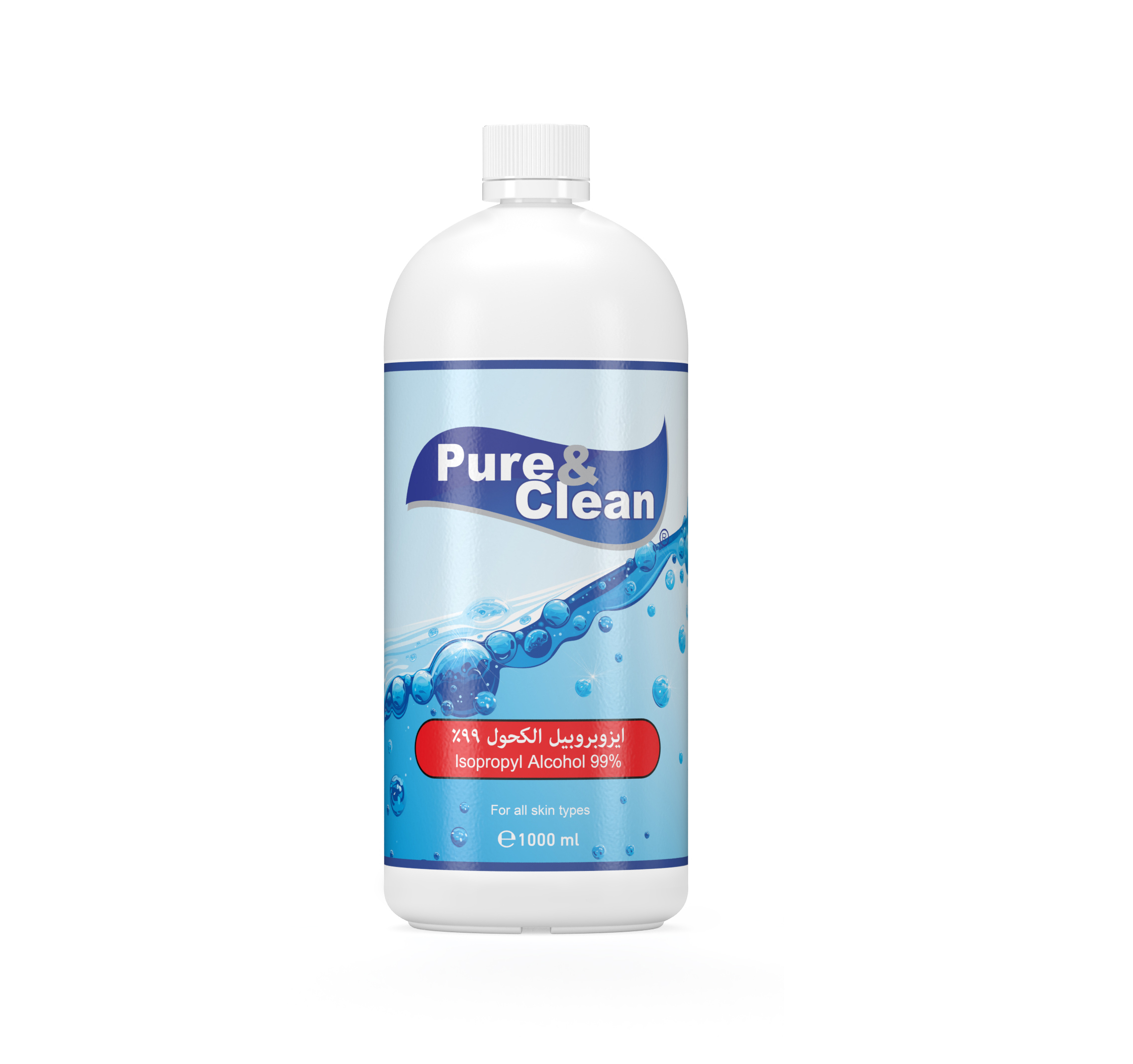 Pure & Clean Isopropyl Alcohol 99% 1L