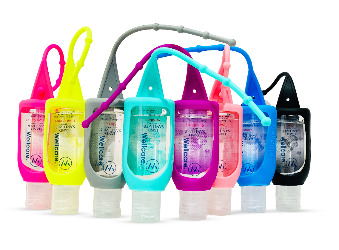 Wellcare hand Sanitizer gel 50ml,ويلكير معقم فوري لليدين 50 مل,جل معقم فوري لليدين صغير