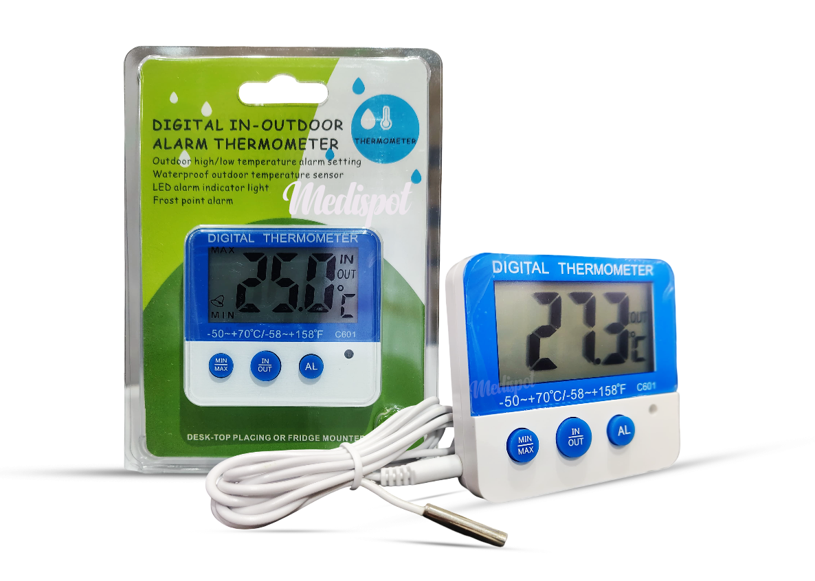 digital in-outdoor Alarm Humidity Thermometer,Freezer Digital Thermometer,ميزان حرارة للثلاجة,ترمومتر للثلاجة,مقياس حرارة للثلاجة,ميزان حرارة إلكتروني للثلاجة,humidity meter