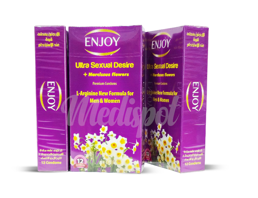 eNJOY Ultra Sexual Desire Premium Condoms,ENJOY Ultra Sexual Desire + Narcissus FlowersPremium Condoms