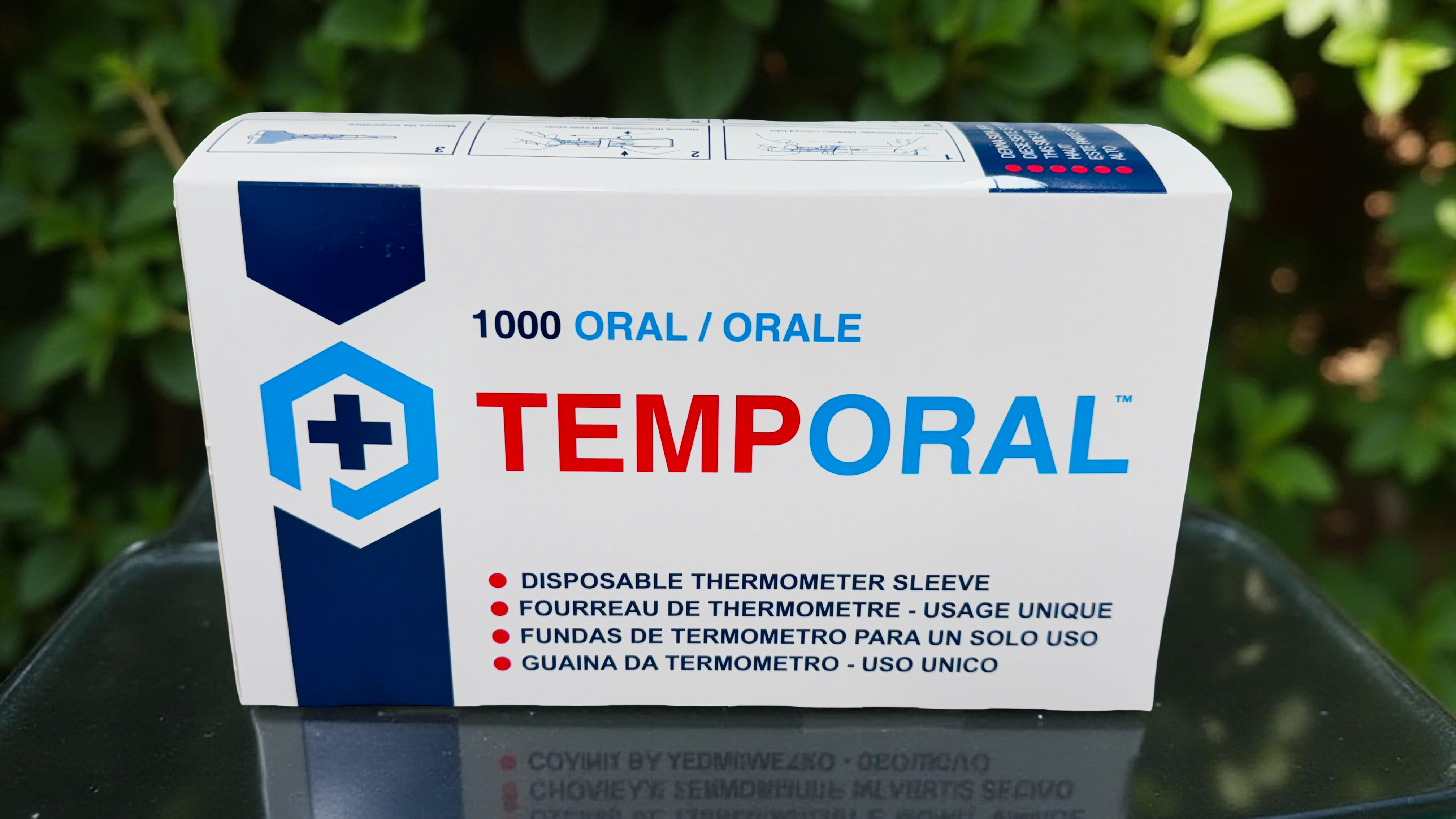 TEMPORAL disposable thermometer sleeves covers Sweden