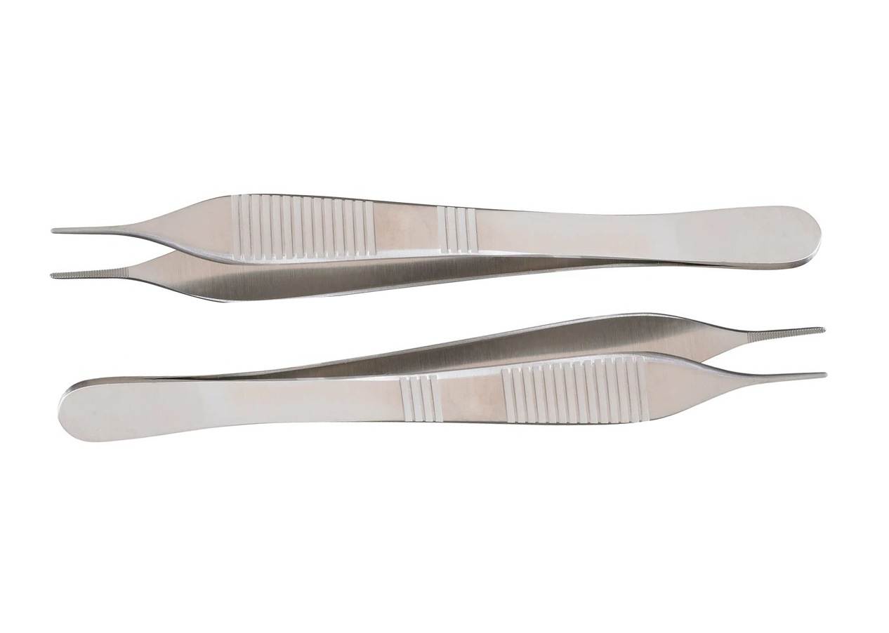 Stainless Steel Adson Dressing Forceps Flat Handle,  ملقط أدسون لتضميد الجروح – مقبض مسطح من الستانلس ستيل