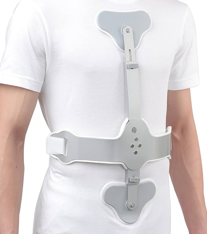 Tynor Ash Brace Hyper Extension Brace,دعامة رمادية (دعامة تمديد مفرطة) A 12 (L)، من تاينور,دعامة تمديد زائدة مصنوعة من خشب الدردار من تاينور