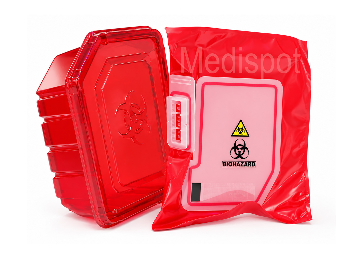 ACCESS Waste Bags – Biohazard Medical Waste Disposal red Bags,أكياس النفايات الطبية ACCESS
